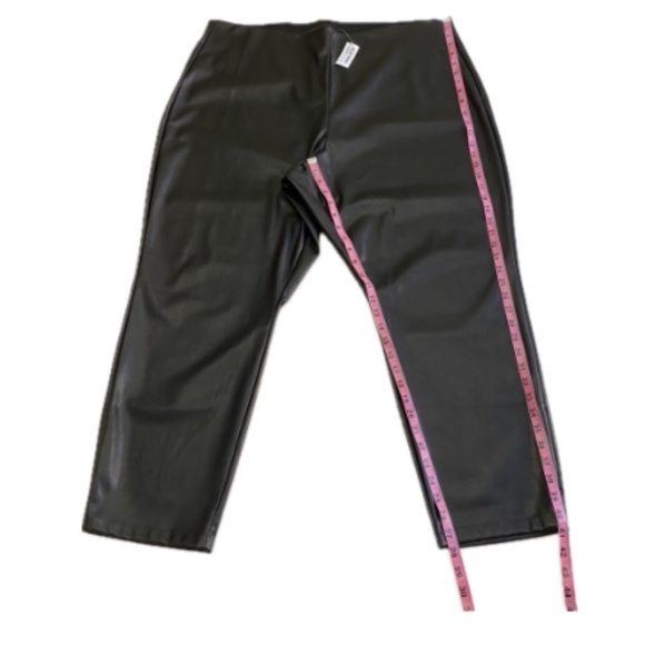 Old Navy Extra High-Rise Faux-Leather Skinny Pants, Black, Size 24, NWT - Picture 12 of 16